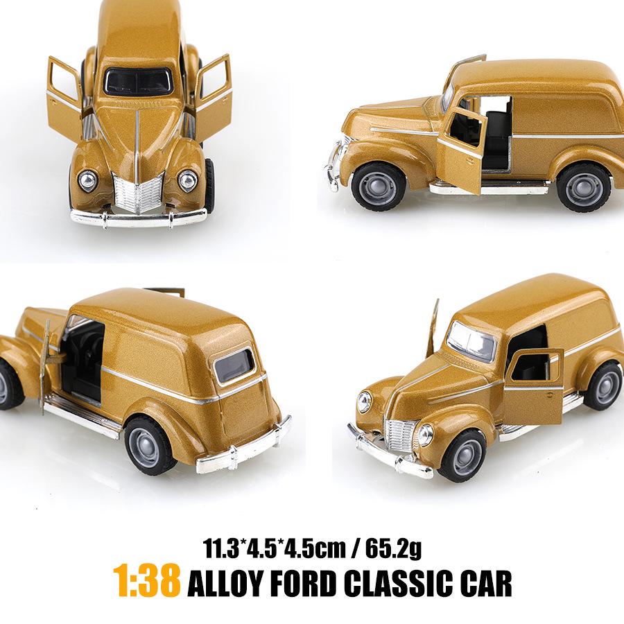 Norson 1:38 Classic Retro Vintage Pickup Truck Alloy Toy Car for Children