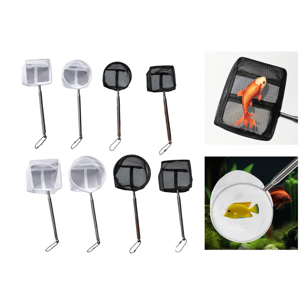 Fish Net for Fish Tanks Telescopic Rod for Catching Shrimp Commercial Use Telescopic Long Retractable Handle