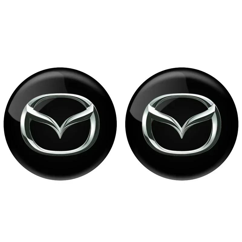 

2025 Hot 2Pcs Car styling Lock Keyhole Stickers Decoration Protection For Mazda 3 Alexa CX30 CX-4 CX5 CX-5 CX8 CX-8 CX-30 CX9