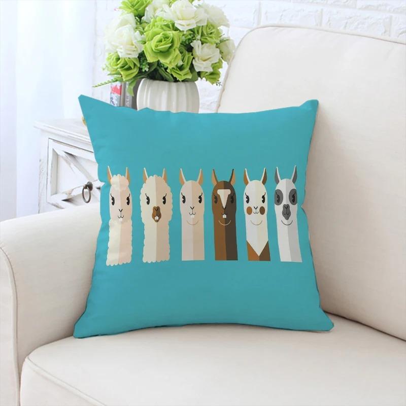 Cartoon Sheep Decorative Pillowcase Car Ornaments Office Living Room Sofa Home Pillowcase
