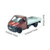 Alloy Toy Truck Model for Kids with Pullback Mechanism, Opening Doors, Portable, Lightweight,