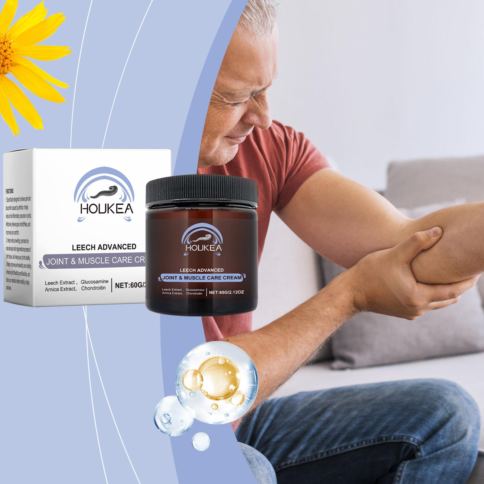 

HOUKEA 60g Joint Care Cream Knee Relief Balm Daily Joint Massage Cream Soothing Joint Pain Relief