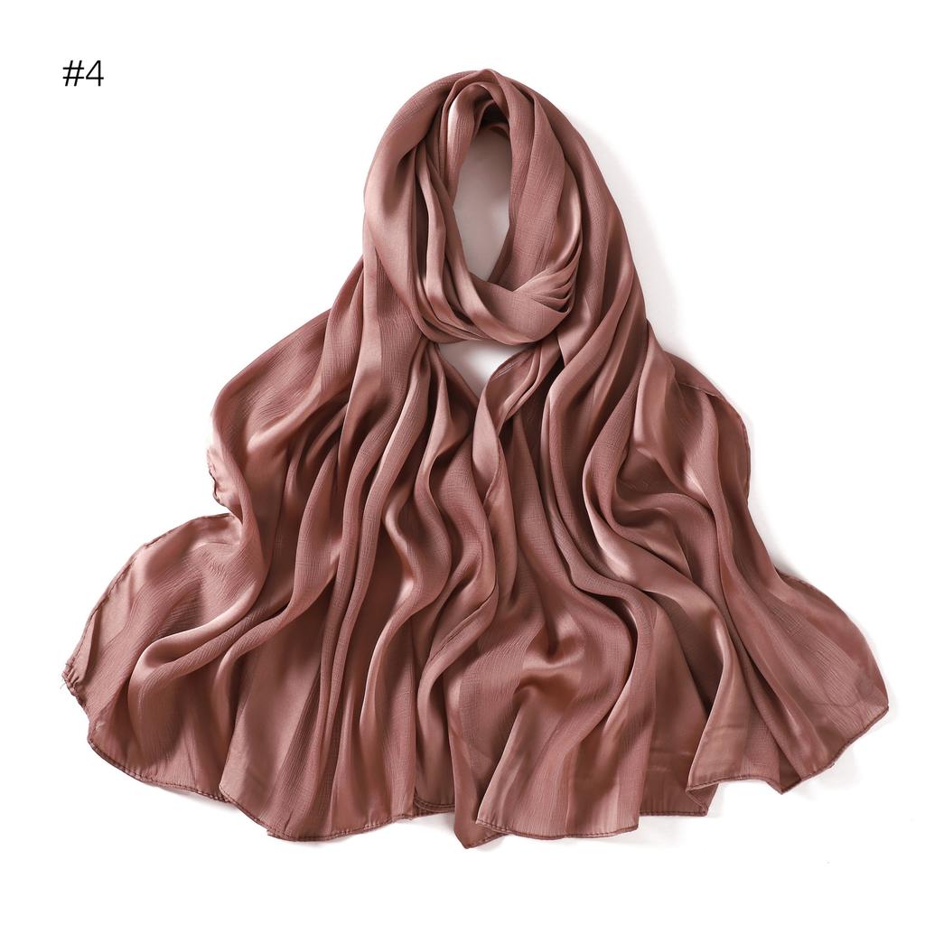 New Crinkle Fashion Muslim Hijab For Women Shimmer Scarf Shawls Islamic Headscarf Wraps Solid Headband Turban Head Wrap180*70cm