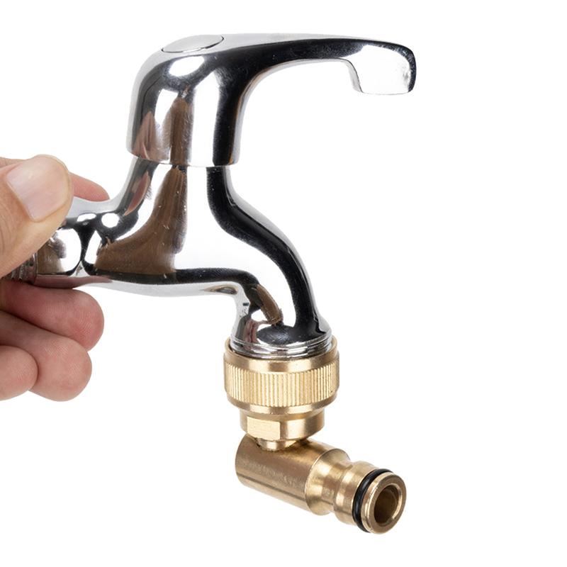 1 szt. Złoty Mosiężny Obrotowy Kolanko Bębna Węża Szybkozłączka Do Wtyczki Hoselock Adapter Kranu Węża Ogrodowego Zewnętrznego 3/4 cala Gwint Wewnętrzny BSP