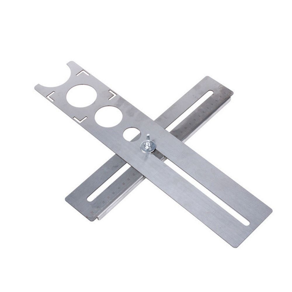 House Decorated Work Position Ruler Puncher Drilling Hole Tools Hole Opener Locator Measuring Tools