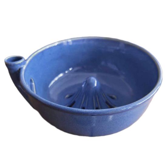 Glazed Ceramic Berry Basket Self Spinning Washing Bowl, 360 Degree Vortex Cleaning And Flower Shaped Fruit Rinse Bowl Drain Spinner, Vegetable