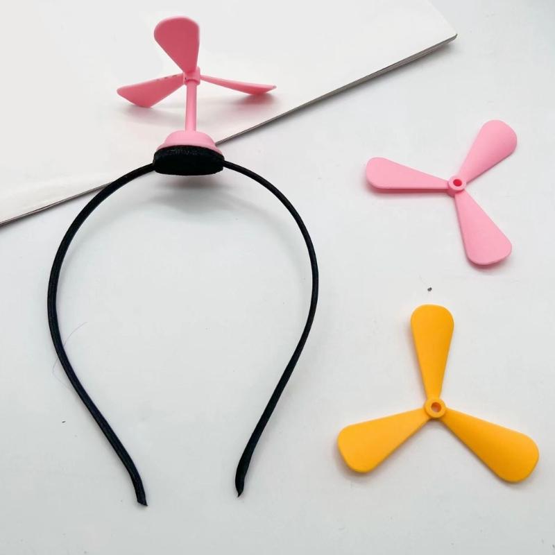 10 Piece Windmill Hairband Soft Lightweight Headwear For Sports Daily Use Comfortable Hairband for Children Adults