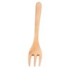 Fruit Salad Fork Harmless Wooden Fork Lunch Dessert Fork Kitchen Cutlery for Office Outdoor