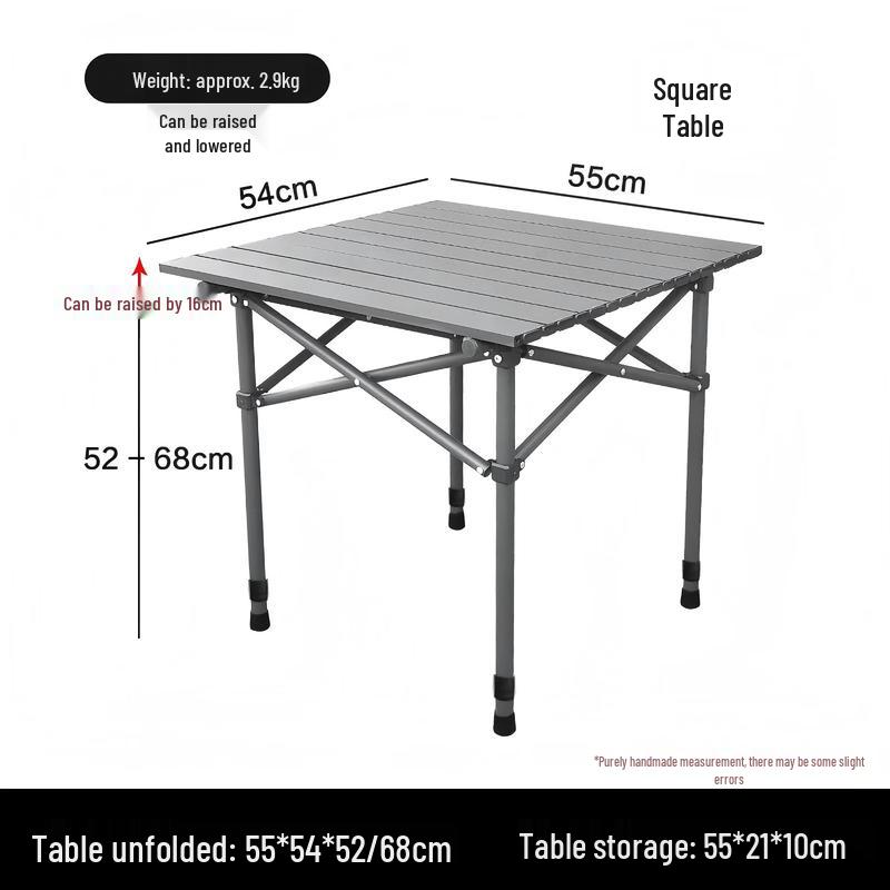 Height-Adjustable Outdoor Camping Table & Chair Set