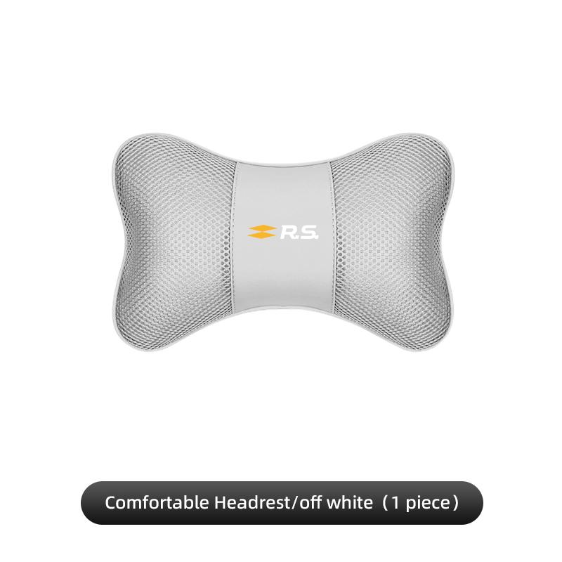 For Renault 2026 New Hub Caps 1Pcs Car Seat Headrest Ice Silk Neck Pillow Protector Pad For Renault QM6 Kadjar Clio Koleos Megan