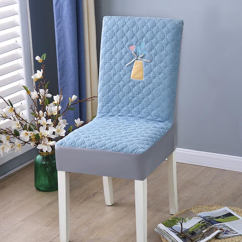 Dining Chair Cushion Cover Full-inclusive Backrest Cushion Integrated Cushion Four Seasons Universal Chinese Restaurant Dining Table Cushion Cover