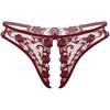 Adult Men Lingerie Briefs Flower Embroidery Lace Thong Underwear