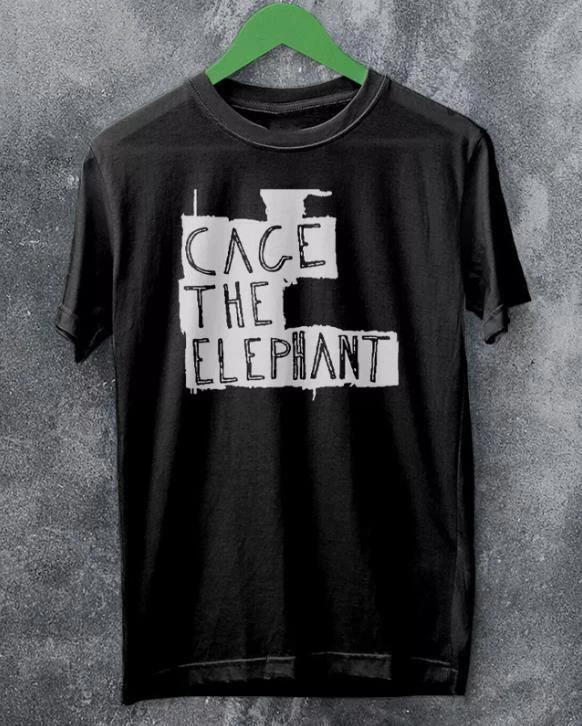 BASIC SHIRT Cage the Elephant band black T-shirt Unisex XXXXL