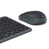multi device keyboard and mouse set black gre