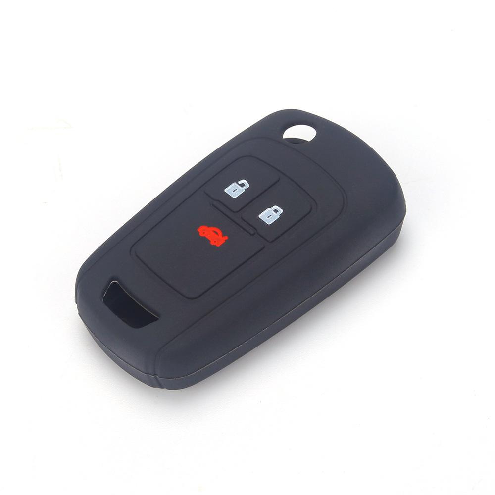 Suitable for Buick Yinglang Folding 3-button Silicone Key Cover Soft Rubber Key Bag Yinglang Car Alarm Protective Cover