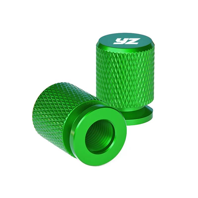 

2PCS Aluminum Motorcycle Tyre Valve Cap Dustproof Universal For Yamaha YZ 80 85 125 250 426 450 F X FX YZ80 YZ85 YZ125 YZ250 зелёный