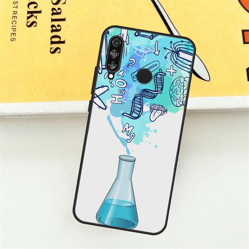 Science Chemistry Style For Huawei Nova 12S 12i 9 10 SE 7i 8i 11i Y60 Y61 Y70 Y72 Y73 Y90 Y91 P20 P40 P30 Lite Case