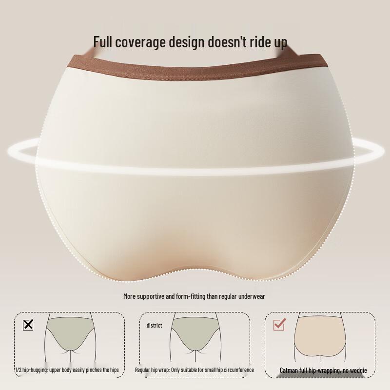 Miiow Seamless Antibacterial Mid-Rise Women's Underwear