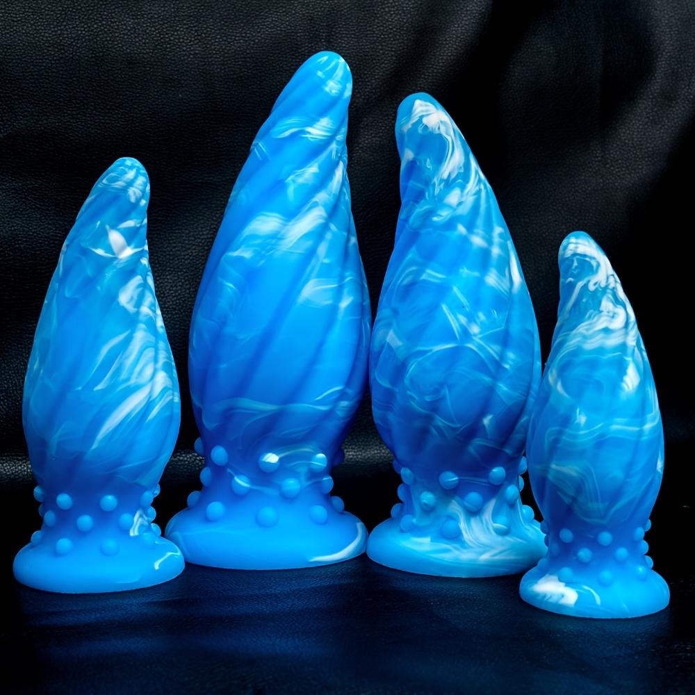 XXL Wearable Silicone Butt Plug, Realistic Soft Large Plug with Strap-On Design, Flexible Comfort Fit for Couples, Multiple Sizes