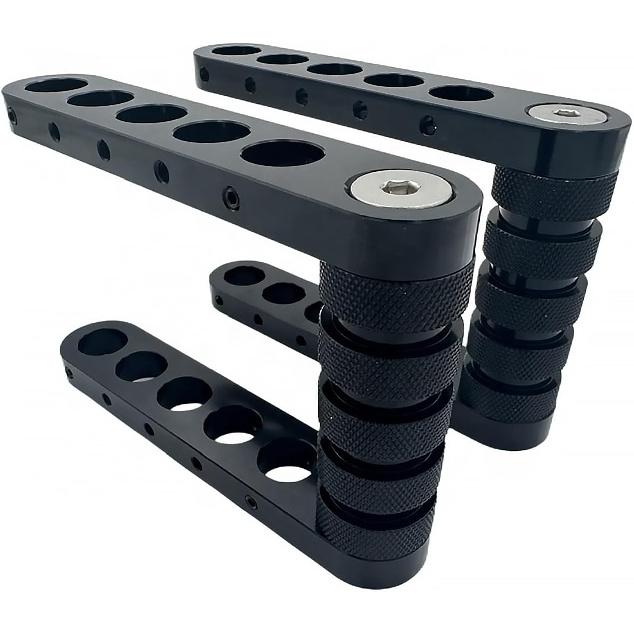 

1 Pair Go Kart Racing Billet Pedal Extensions Extenders, Extra Long Aluminum (Black) чёрный