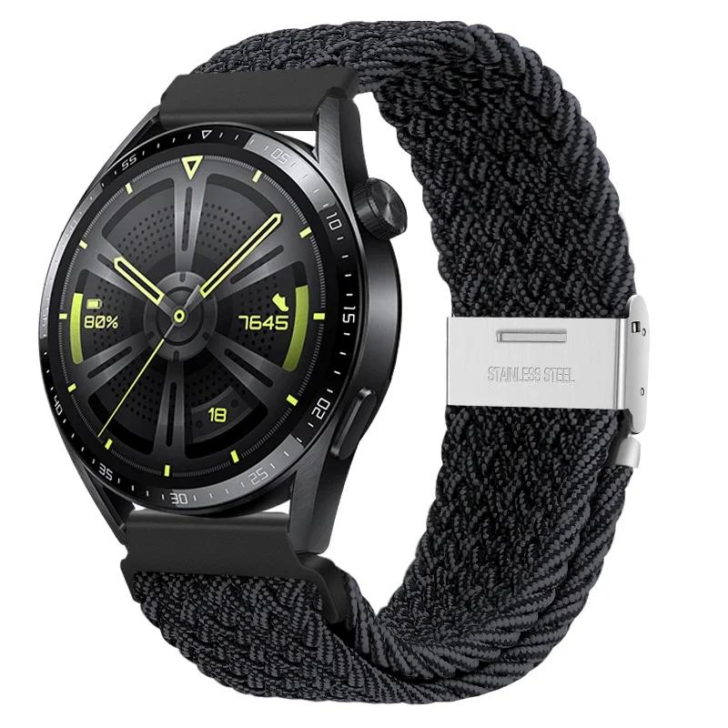 20mm Sport Nylon Strap For Samsung Galaxy Watch 5/6/pro/4/4 Classic/3 46mm/42mm/40mm/44mm Bracelet Active2 Gear S3  22mm Strap