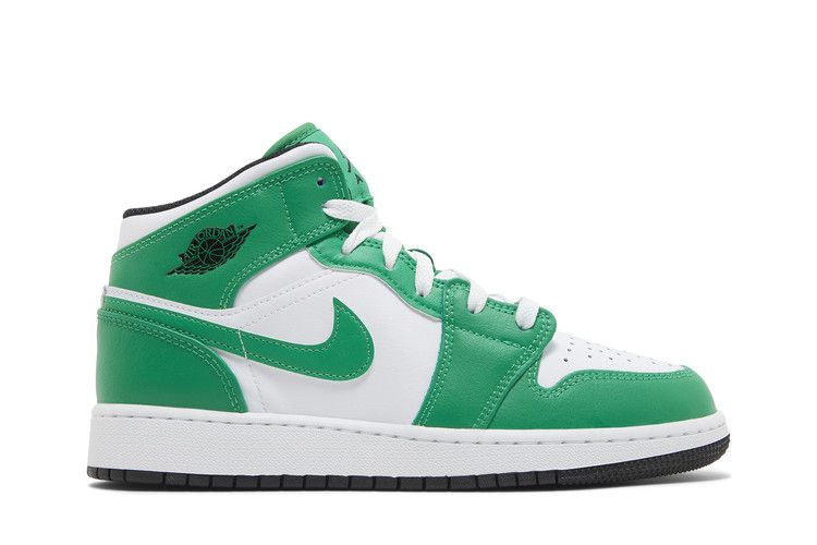 Jordan 1 Mid Lucky Green (GS)