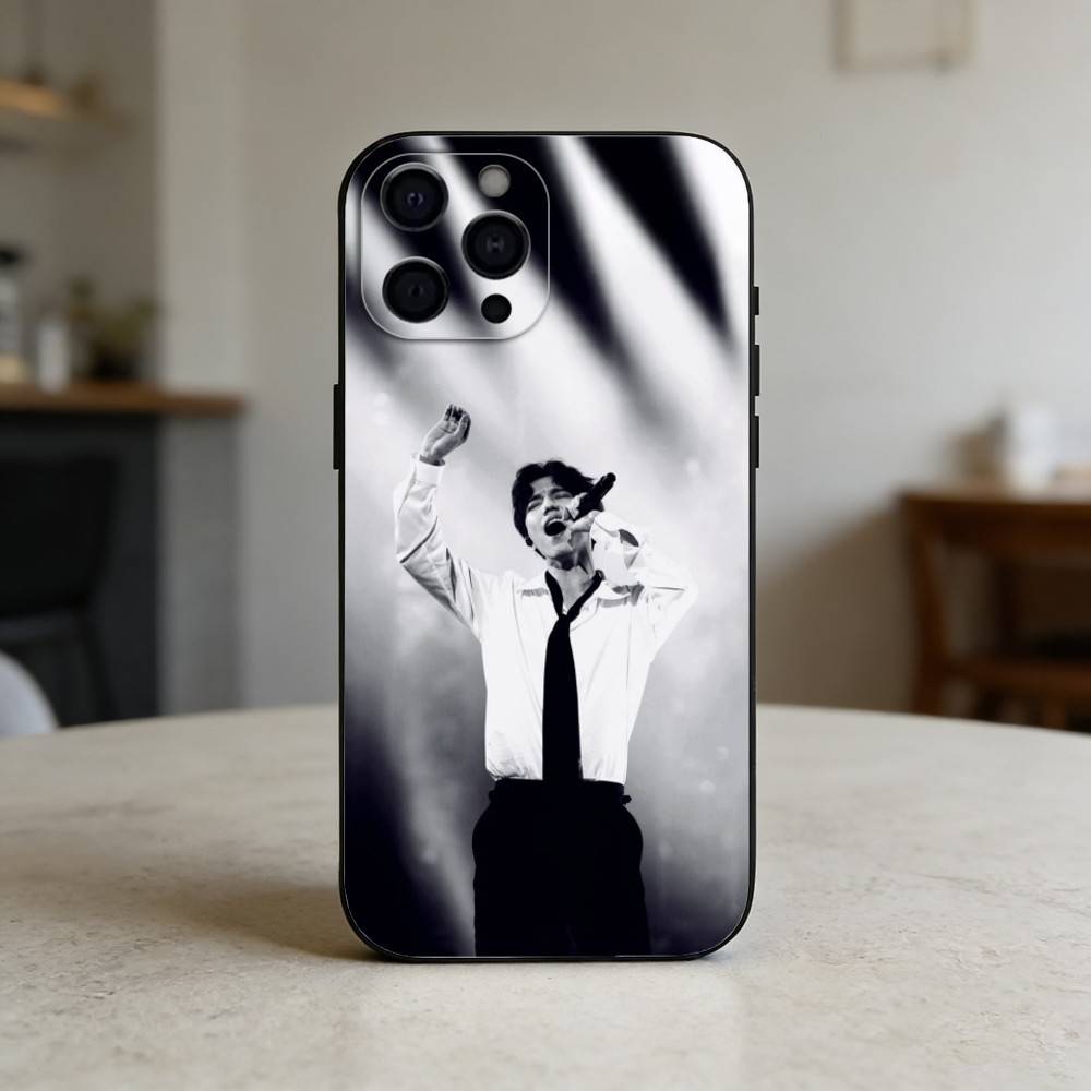 Dimash Kudaibergen Singer Phone Case For iPhone 17,16,15,14,13,12,11 Plus,Pro,Max,Mini Silicone black Soft Cover