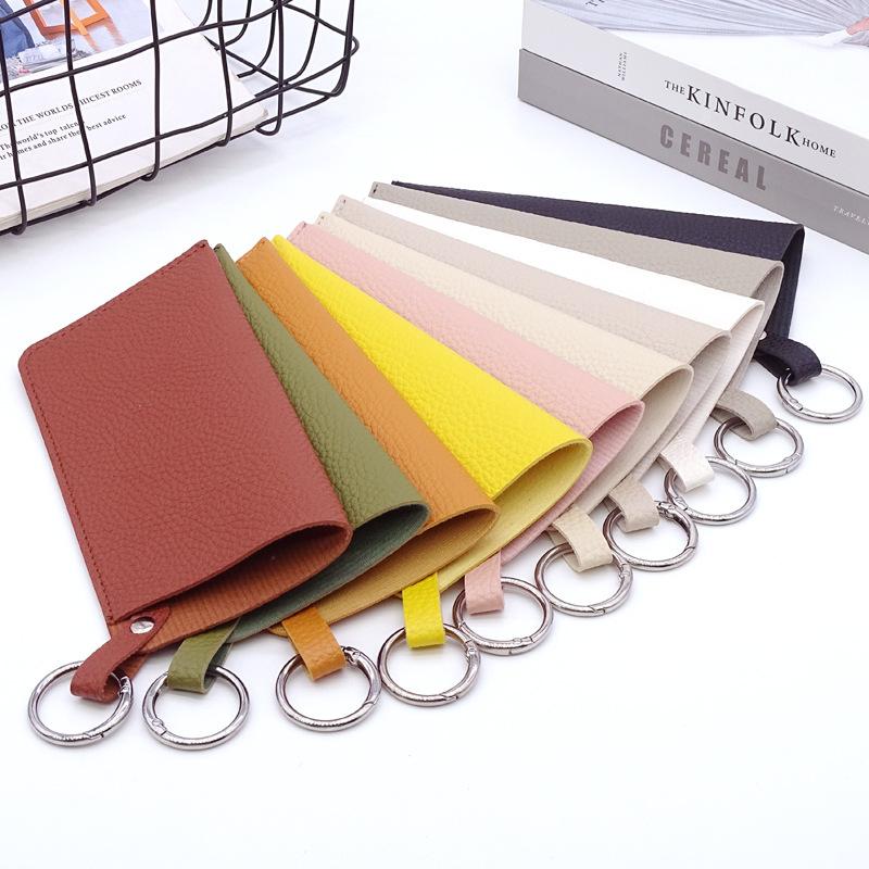 Wholesale Leather Keychain Glasses Holder Portable Sports Glasses Case Sunglasses Case Sunglasses Organizer Glasses Accessories