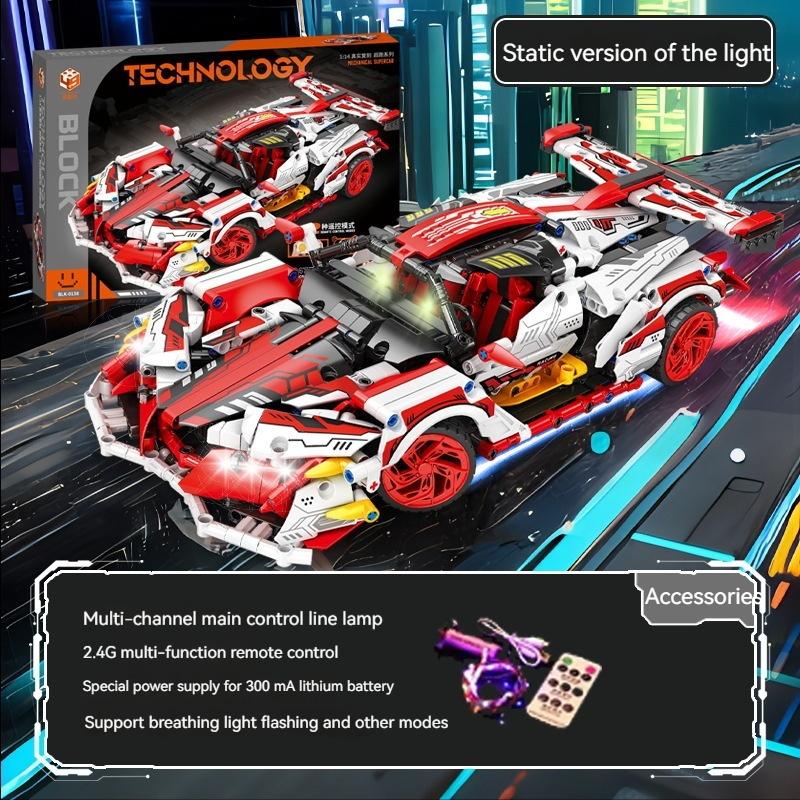 Technical Building Blocks 1400PCS Model Racing Sport Car City Mechanical Speed Vehicle Supercar Brick Puzzle Toys Kid Adult Gift