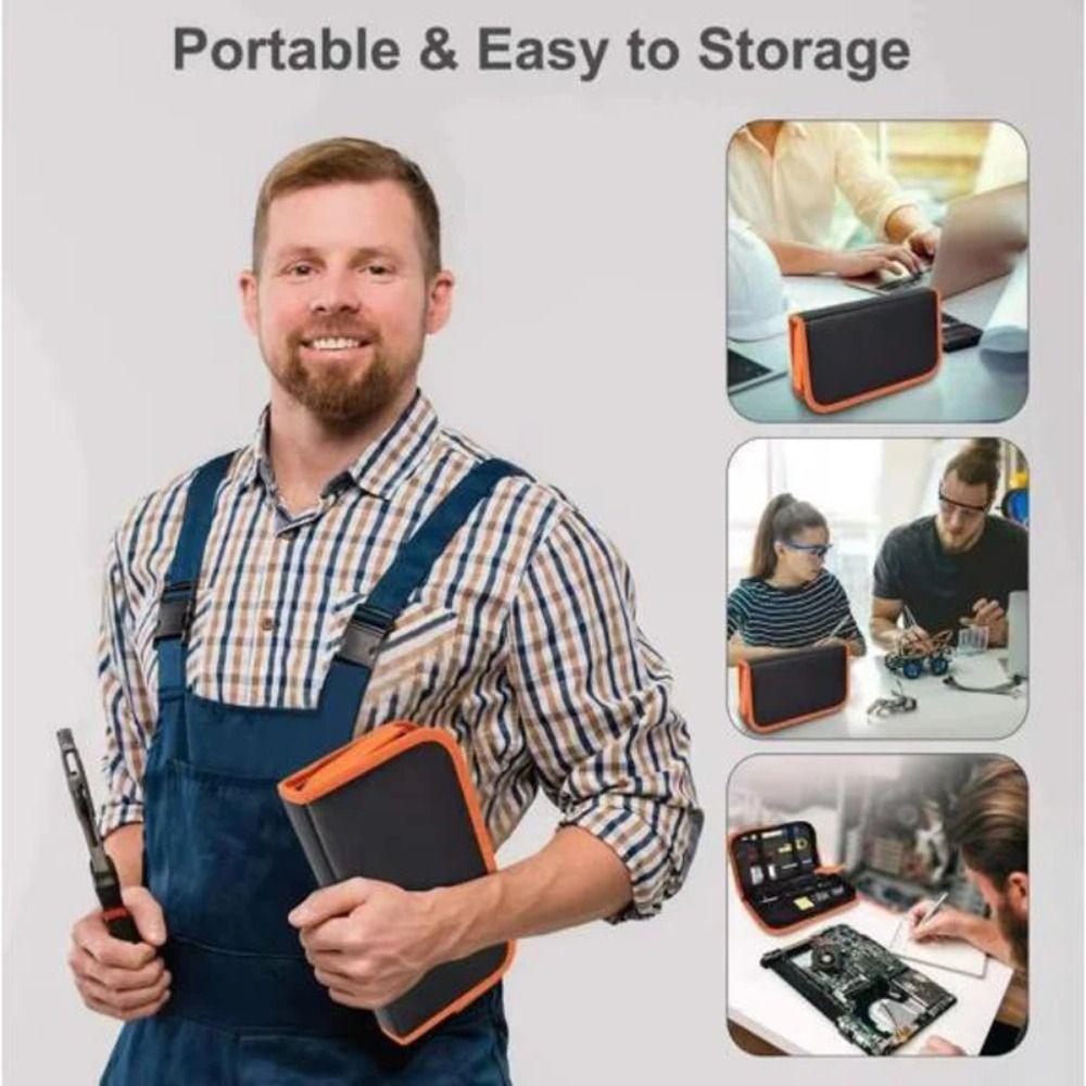 EU Plug Soldering Iron Kit Multimeter Soldering Iron 60W Electronic DIY Kits  Welding and Repair