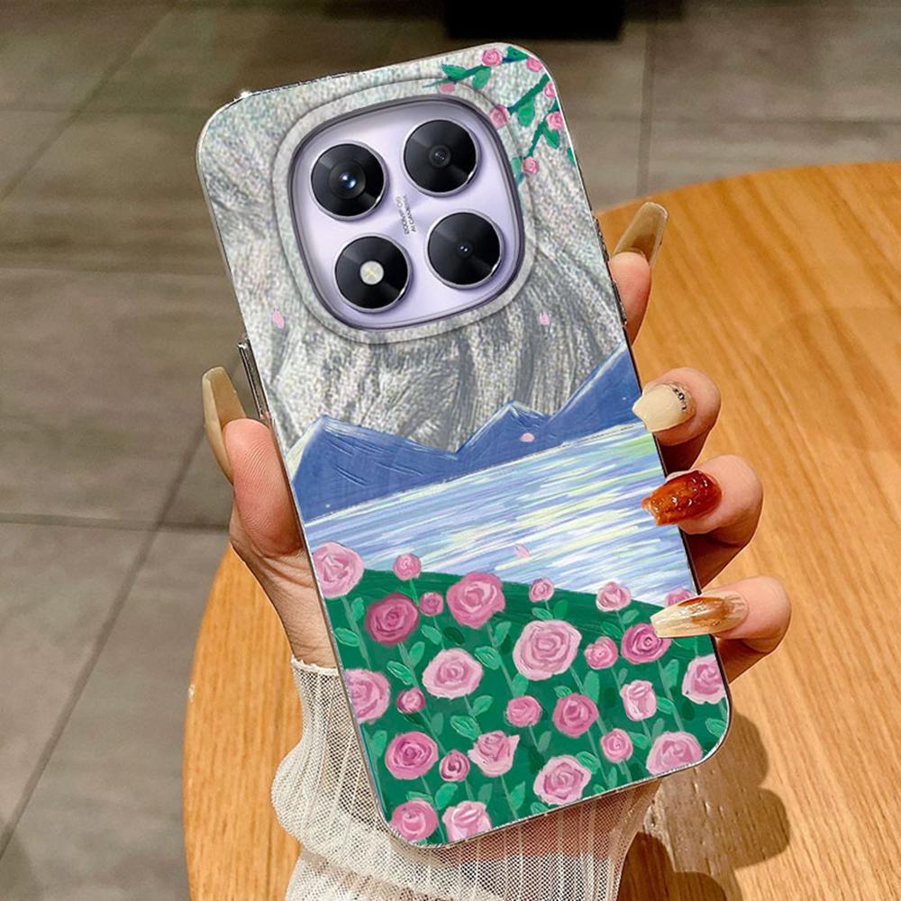 Gradient Colorful Butterfly For Xiaomi Redmi Note 13 14 Pro 4G Note 14 Pro+ 5G Poco X6 Cases Cover Soft Phone Case Silicone Shell Back Funda Bumper