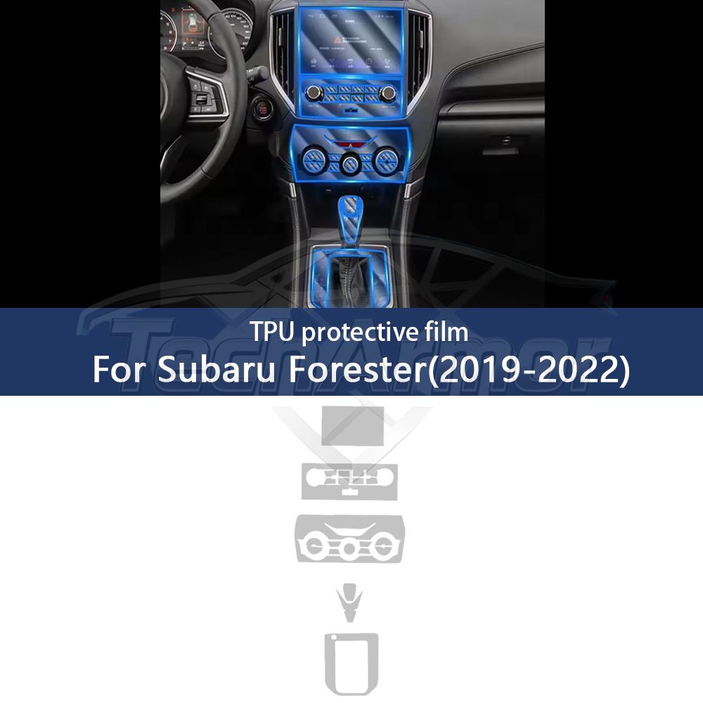 TPU Schutzfolie für Subaru Forester 2019-2022 Innenraum Kratzfest Transparentes Aufkleber