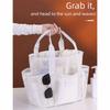 Internal Compartments Large Beach Tote Bag Multi-level Zoning Mesh Shower Bag  Travel