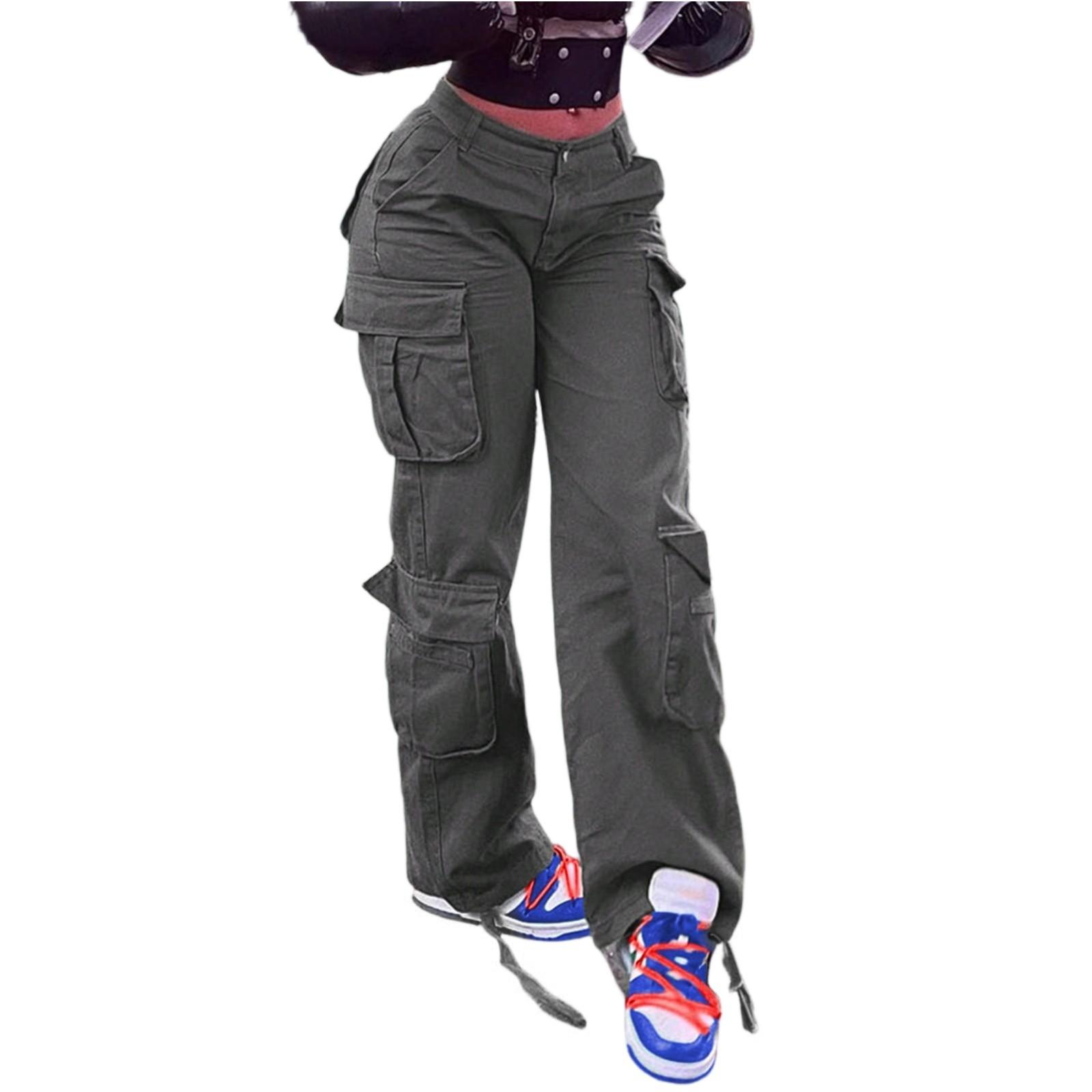 

Женские мешковатые брюки-карго, уличная одежда, спортивные штаны в стиле хип-хоп, повседневные свободные широкие брюки XL