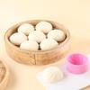 4 Pezzi Timbro per Panini del Festival di Metà Autunno - Stampo Tradizionale Cinese per Panini Pressa per Ravioli Produttore di Dim Sum Stampo in Plastica Fatto in Casa per Xiaolongbao