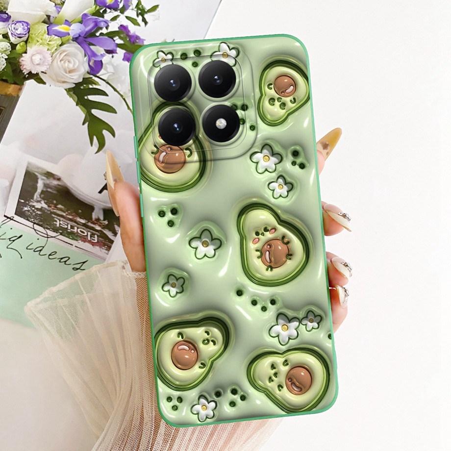 Phone Case For Xiaomi 15T Pro New Fashion Black Cat Cartoon Dragon Animals Pattern Bumper For Xiaomi Mi 15T Liquid Silicone Capa