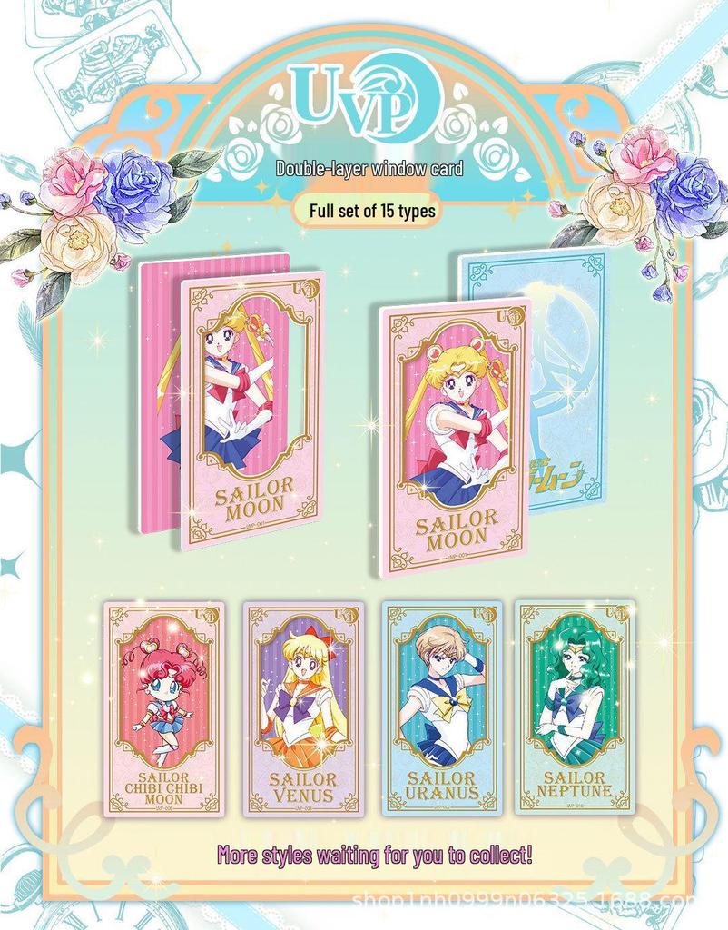 Sailor Moon Serie 4 Sammelkarten: Klassischer Glimmer-Anhänger & Sternenlicht-Emaille-Editionen