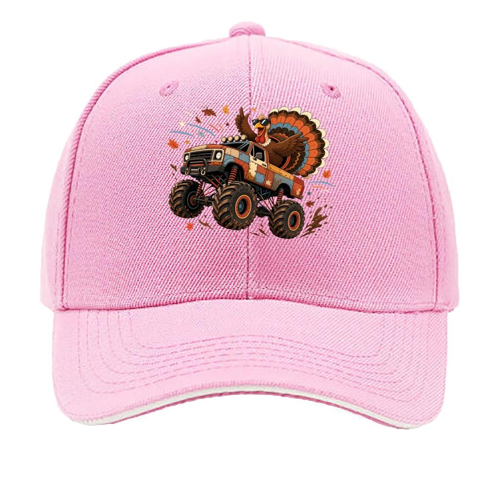 Cool Thanksgiving Turkey Monster Tru Sandwich Baseball Cap Sun Cap Outdoor Workouts Hat