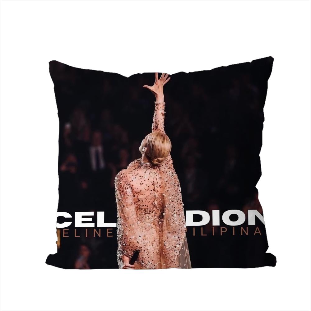 

Singer CCeline Dion Pillow Case For Car Sofa Decorative Home Doublesided Print Plush Square Throw Pillow Cushion Cover 30x30cm