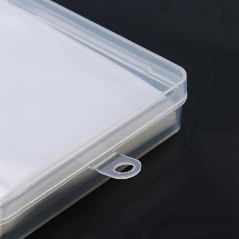 100pcs Money Banknotes Protective Storage Bags with Box Transparent Coin Holders Album Folders