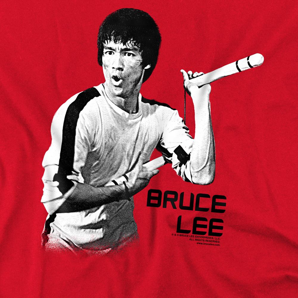 Bruce Lee Unisex Adult Nunchucks T-Shirt