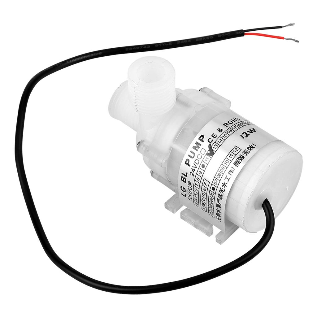 Ultratyst Mini DC 12V 12W Vit Livsmedelskvalitet Borstlös Dränkbar Vattenpump 3.5m Lyfthöjd