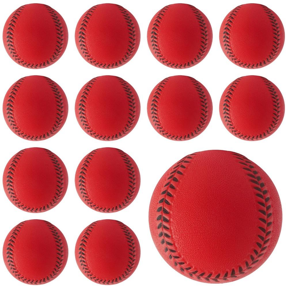 PU Training Balls Elastic Softball Durable Soft Baseball  Kid