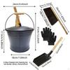 Fireplace Ash Cleaning Tool Set Tools, Sturdy, Professional Essential Accessories, Bucket