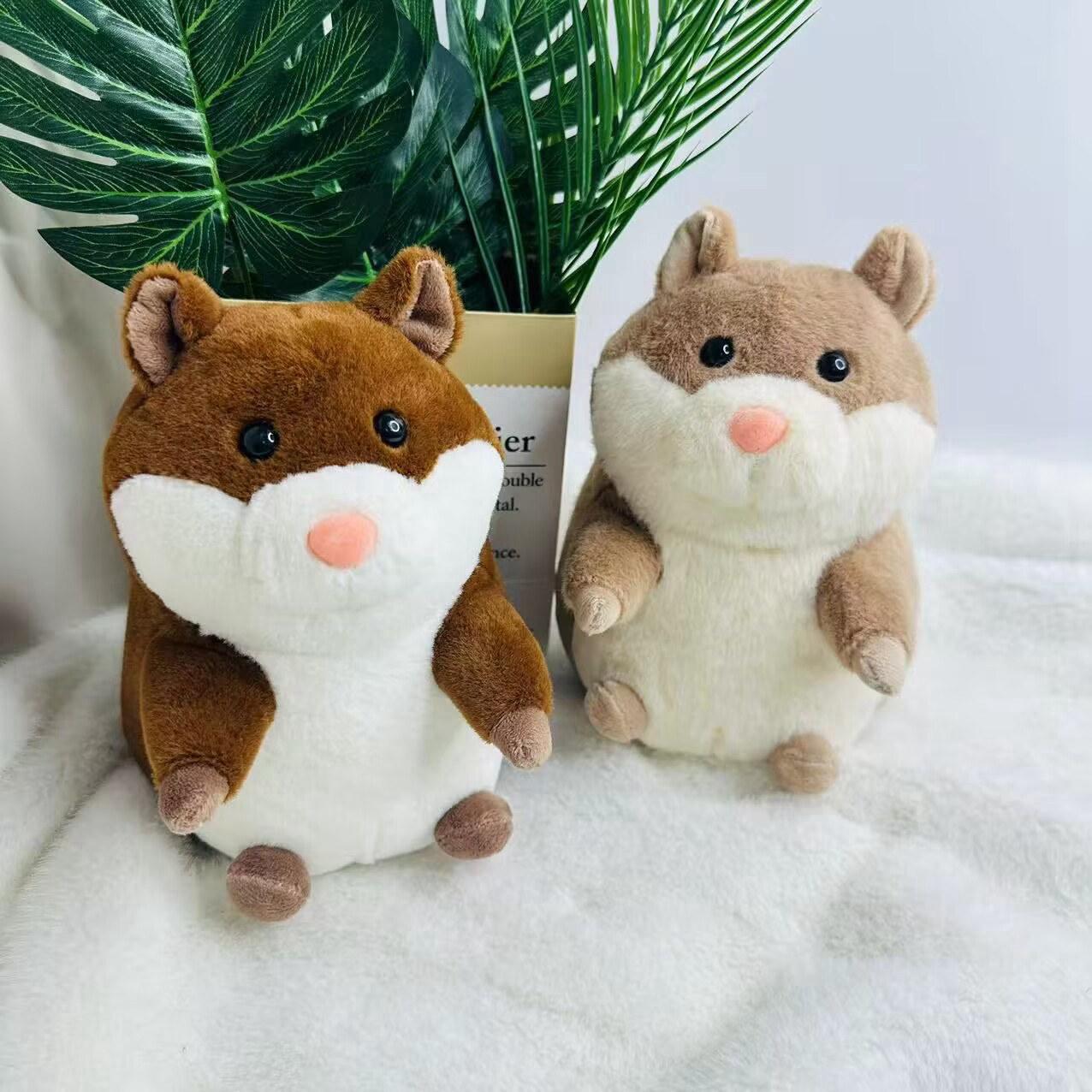 Cute cute guinea pig doll plush toy hamster groundhog guinea pig doll children soothing doll colore marrone scuro