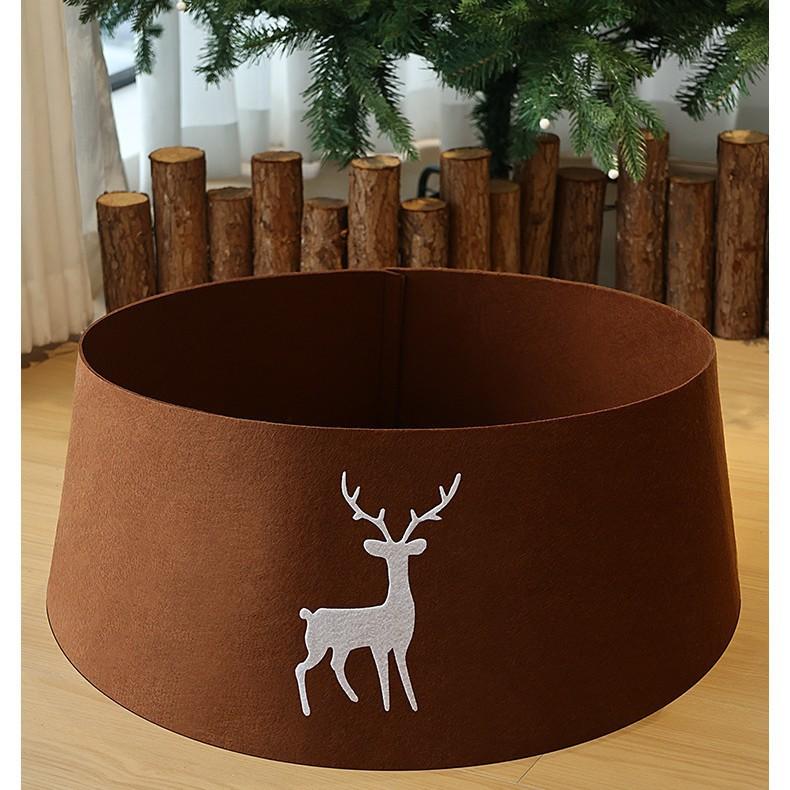 Jupe de sapin de Noël, Couvre-base de sapin de fête Décoration pour la décoration de la maison de Noël