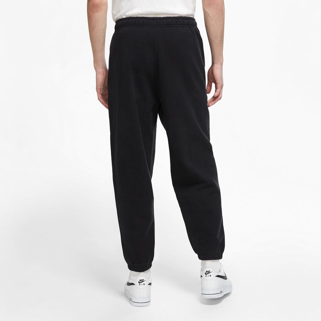 Nike Solid Color Elastic Waist Cuffed Pants Men Bottoms Black CZ5365-010