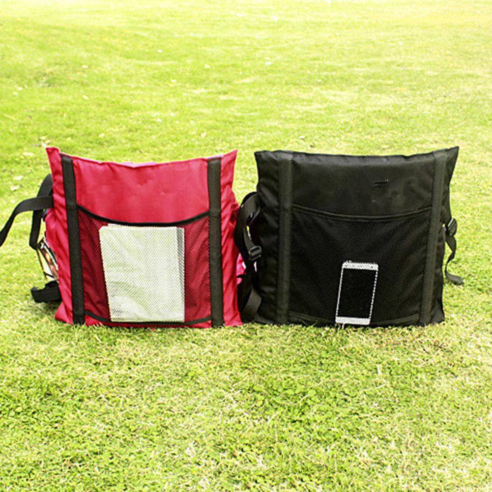 Stadium Cushion Buckle Design Backrest Seat Mat Indoor Outdoor Folding Chair Pad Sports Events Outing Travelling Hiking Fishing