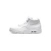 Nike Flight Legacy Prosperity And Auspiciousness Mid top Vintage Basketball Shoes Unisex White Red BQ4212-101(Team196-)