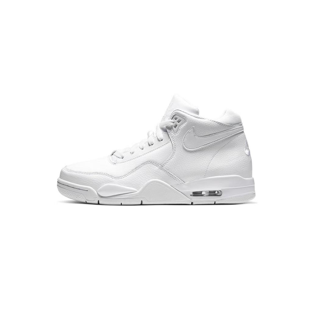 Nike Flight Legacy Prosperity And Auspiciousness Mid top Vintage Basketball Shoes Unisex White Red BQ4212-101(Team196-)